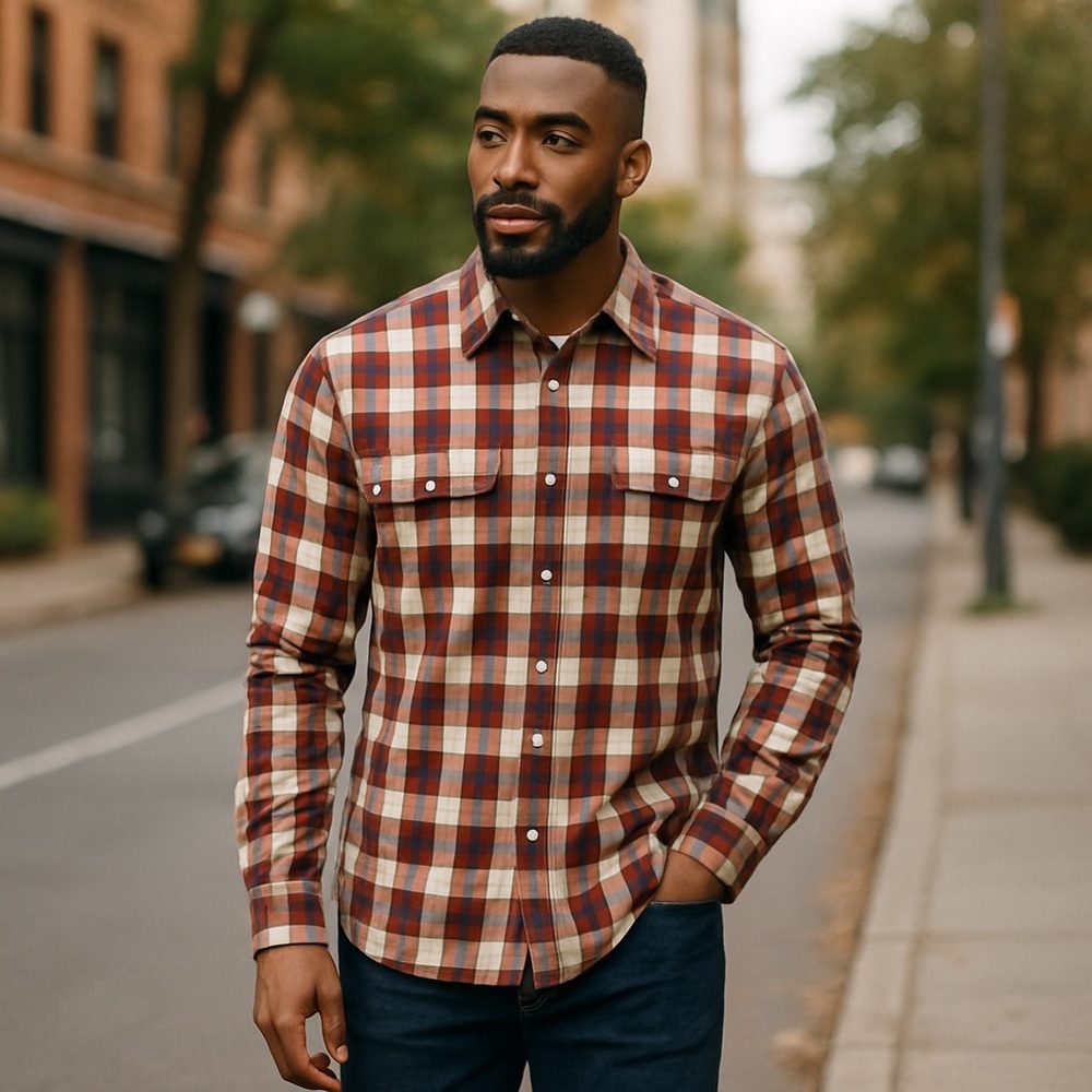 FOSSIL Button Down Shirt. Size Medium